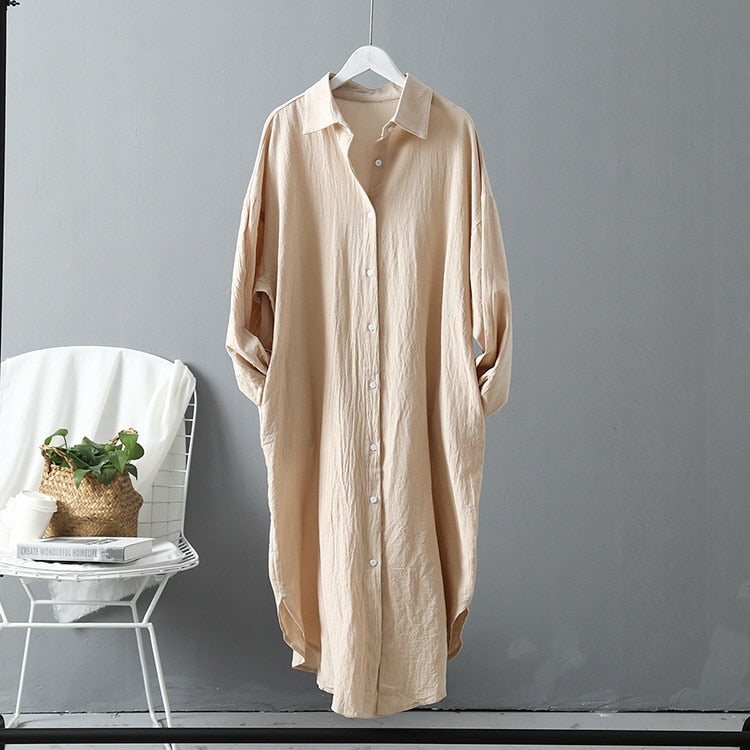 Chemise de Linho Manga Longa Amélia