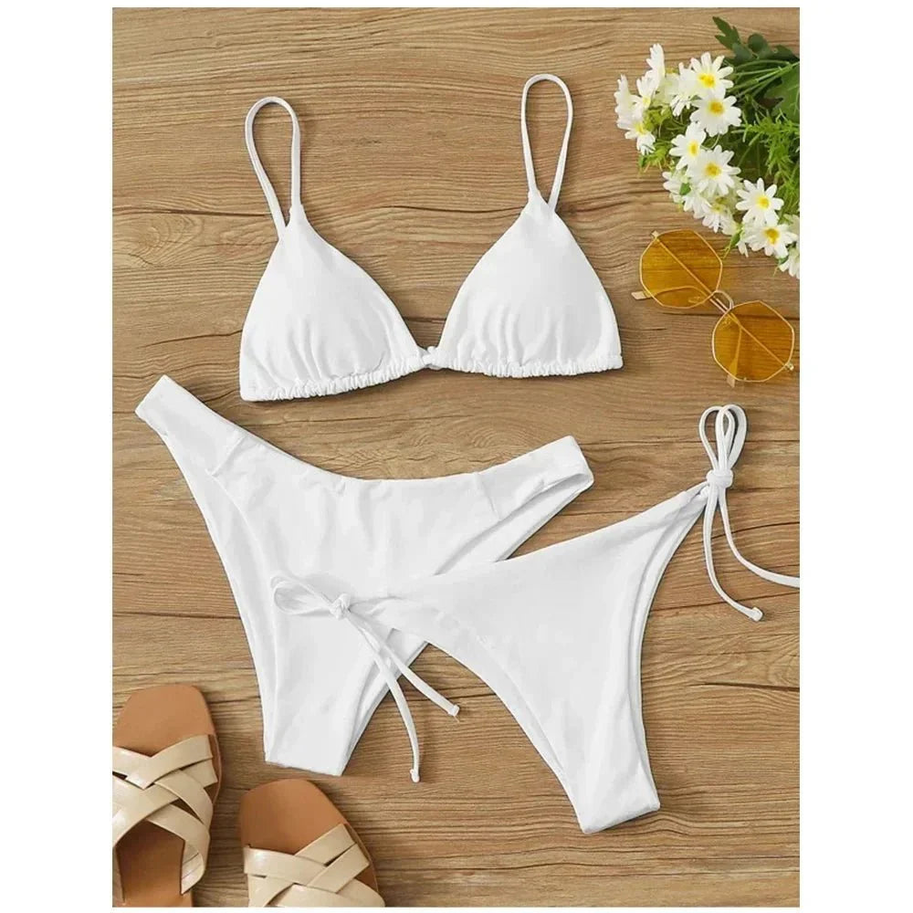 Biquíni 3 Peças com Amarração Juliana – Conforto e Estilo - Ziora