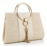 Bolsa de Mão em Palha Sandy - Ziora