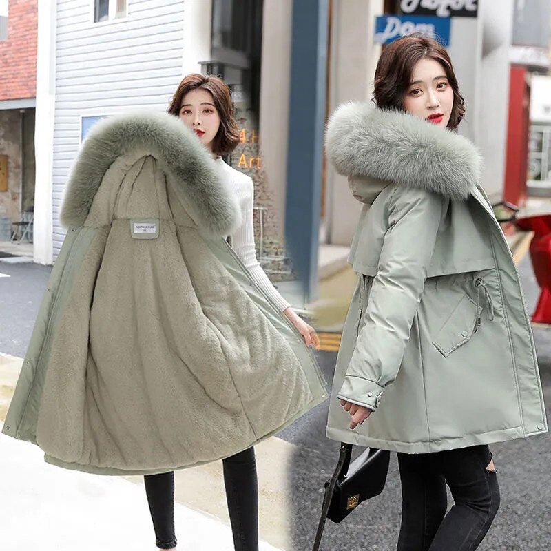 Casaco Feminino Forrado em Veludo Brooklyn - Loja Fact