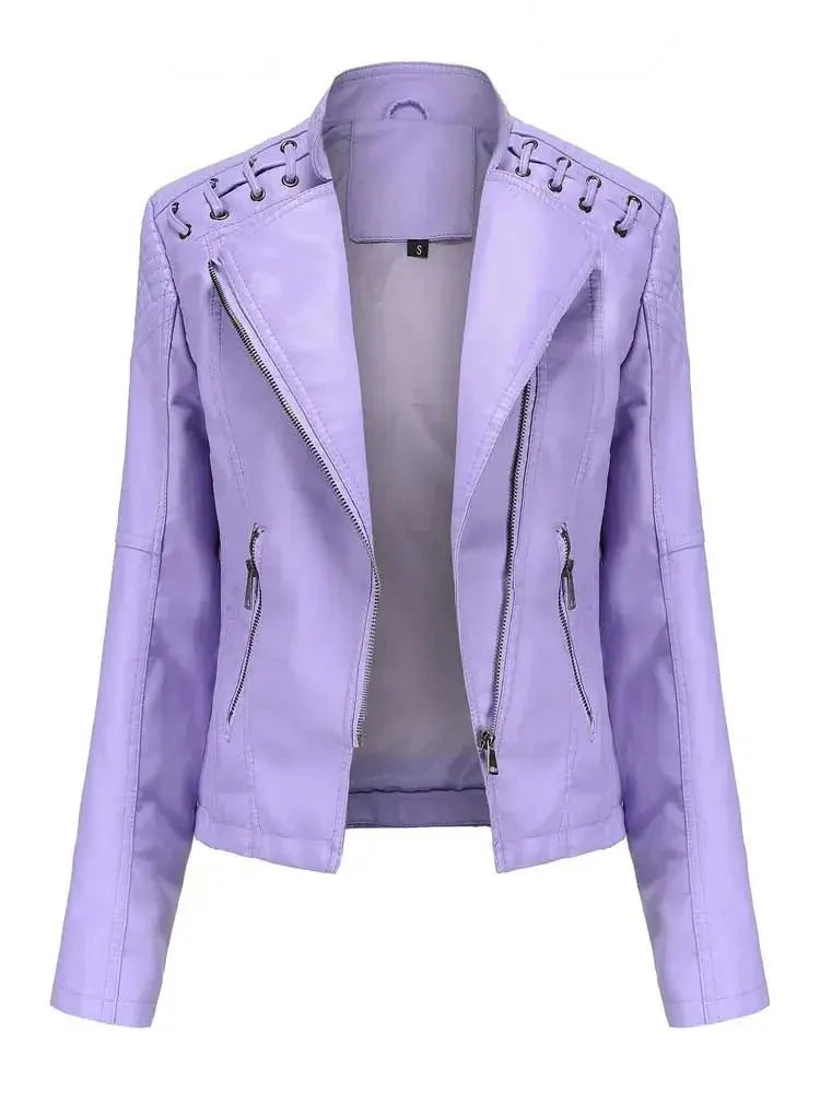 Jaqueta Feminina Biker Aude - Loja Fact