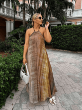 Vestido Longo Plissado Annah - Ziora