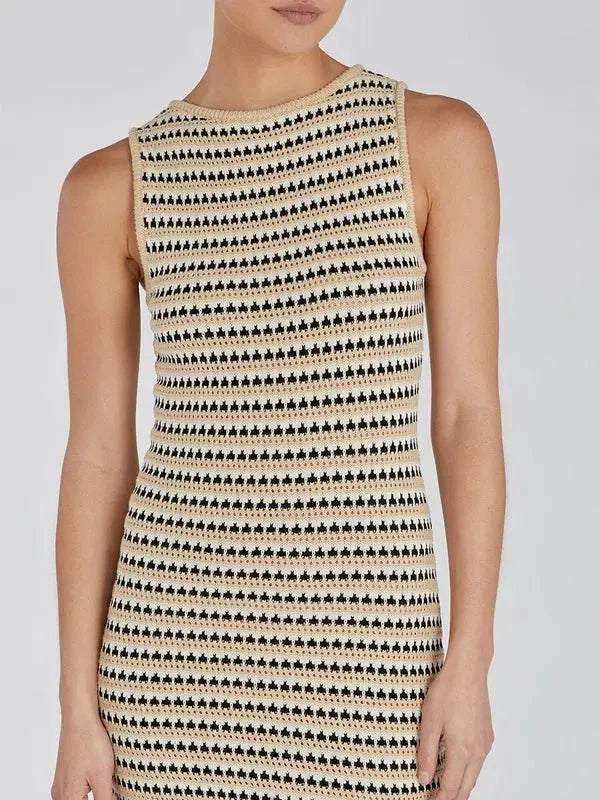 Vestido Midi Long em Tricô Fernanda - Ziora