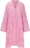 Vestido Caça Bordada Midi Estela