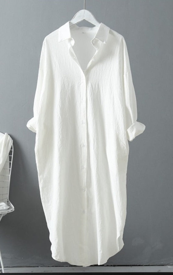 Chemise de Linho Manga Longa Amélia