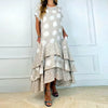 Vestido Longo com Babados Jade