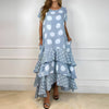 Vestido Longo com Babados Jade