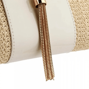 Bolsa de Mão em Palha Sandy - Ziora