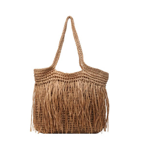 Bolsa de Palha e Franjas Lory - Ziora