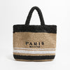 Bolsa de Praia Paris MIlano em palha nobre - Loja Fact