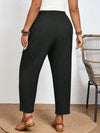 Calça Feminina Plus Size Roberta Com Elastico Na Cintura - Ziora