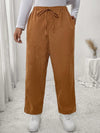 Calça Feminina Plus Size Roberta Com Elastico Na Cintura - Ziora