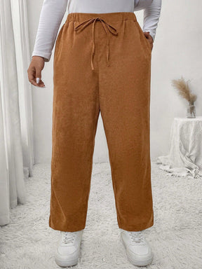 Calça Feminina Plus Size Roberta Com Elastico Na Cintura - Ziora