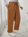 Calça Feminina Plus Size Roberta Com Elastico Na Cintura - Ziora