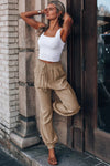 Calça Harem Algodão Cintura Elástica Bali - Ziora