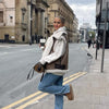 Colete Feminino Oversized Forrado em Lã Calantha - Vista Ladies