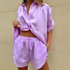 Conjunto Camisa Oversized e Shorts Maxxi - Ziora