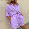 Conjunto Camisa Oversized e Shorts Maxxi - Ziora