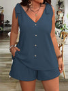 Conjunto Feminino Plus Size Com Alça De Amarrar Livia - Ziora