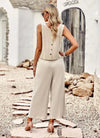 Conjunto Regata e Calça Pantalona Levitti - Ziora