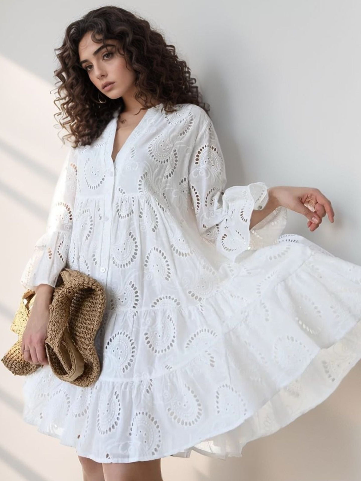 Chemise de Caça Bordada Antonella