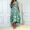 Vestido Longo com Babados Jade