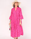 Vestido Caça Bordada Midi Estela
