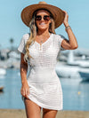Saída de Praia Crochet Curto Laura - Ziora
