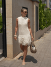Vestido em Malha com Franjas Giovanna - Ziora