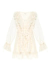 Vestido Leve de Chiffon com Babados Milano - Ziora