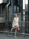 Vestido Leve de Chiffon com Babados Milano - Ziora