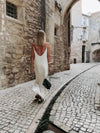 Vestido Longo Branco Marfim Martina - Ziora