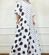 Vestido Longo com Abotoamento Rubelitta - Loja Fact