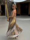 Vestido Longo Plissado Annah - Ziora