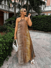 Vestido Longo Plissado Annah - Ziora
