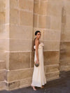 Vestido Midi Decote Quadrado Floral Montevideo - Ziora
