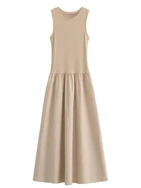 Vestido Midi Internazionale Nude - Ziora