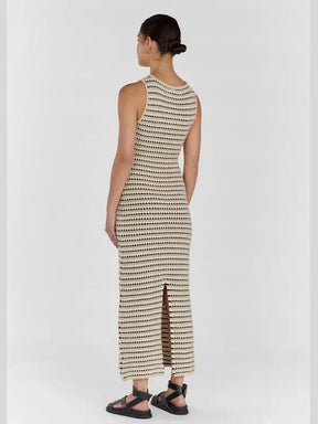 Vestido Midi Long em Tricô Fernanda - Ziora